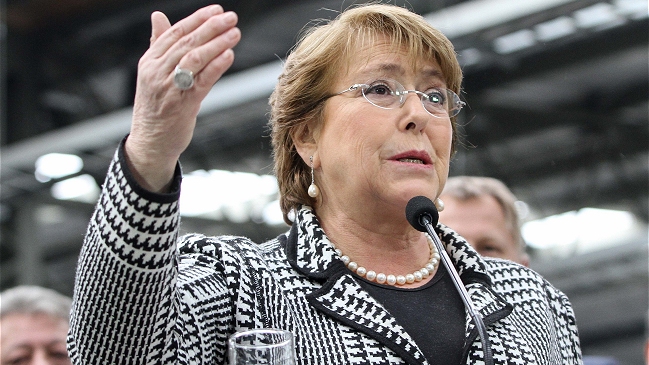 Presidenta Bachelet anunció plan de inversión por 500 millones de dólares