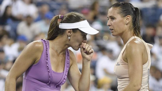 Martina Hingis y Flavia Pennetta se inclinaron en la final del US Open