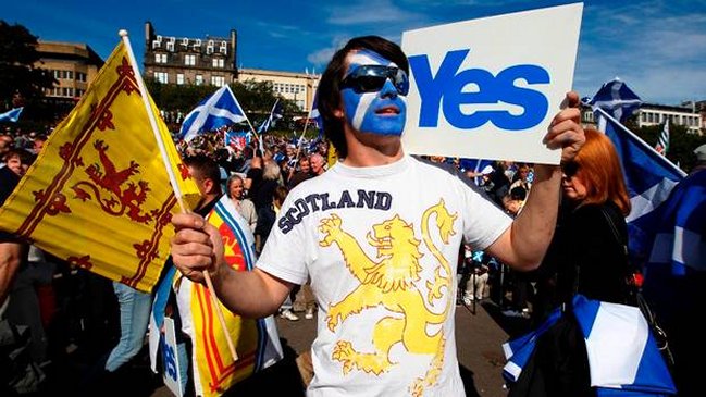 Encuesta da por primera vez la victoria a la independencia de Escocia