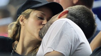   Shakira y Gerard Piqué vieron el triunfo de Estados Unidos en el Mundial de España 2014 
