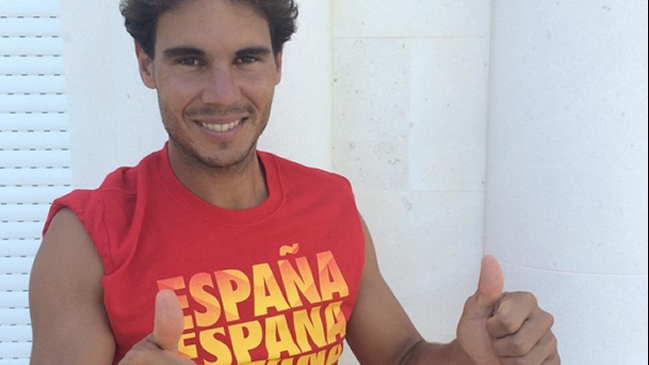 Rafael Nadal envió ánimo a sus 