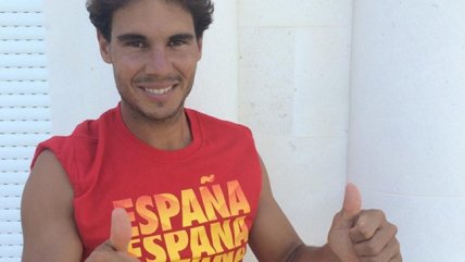  Nadal envió ánimo a sus 