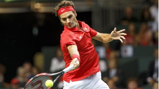 Roger Federer aventajó a Suiza en semifinales de Copa Davis