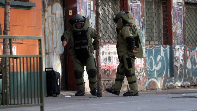 Carabineros acudió a 34 falsas alarmas de bomba en un solo día