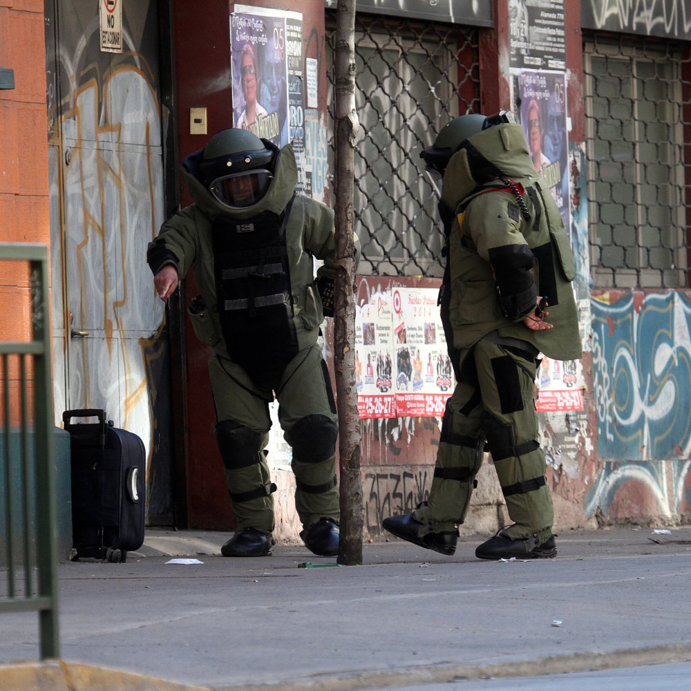 Carabineros acudió a 34 falsas alarmas de bomba en un solo día