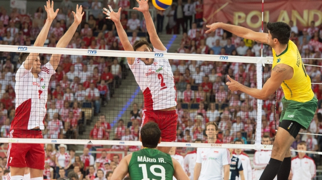 Polonia sorprendió a Brasil en el Mundial de Voleibol
