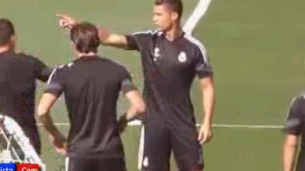 Cristiano Ronaldo expulsó a James Rodríguez de su grupo de entrenamiento