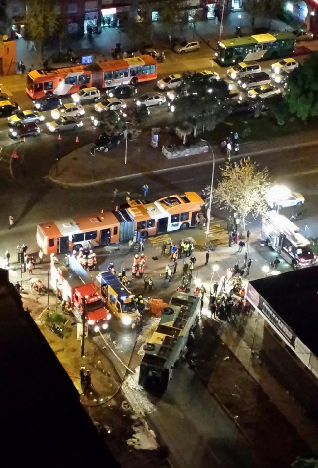 Chofer del Transantiago fue formalizado por fatal accidente en Estación Central