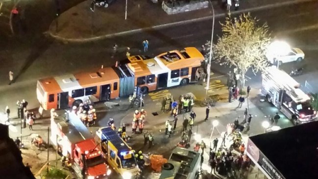 Chofer del Transantiago fue formalizado por fatal accidente en Estación Central