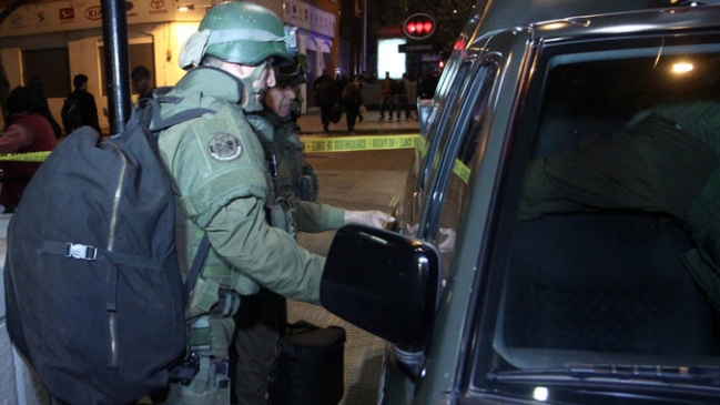 Objeto sospechoso movilizó al GOPE en Santiago: Era una cabeza de cerdo