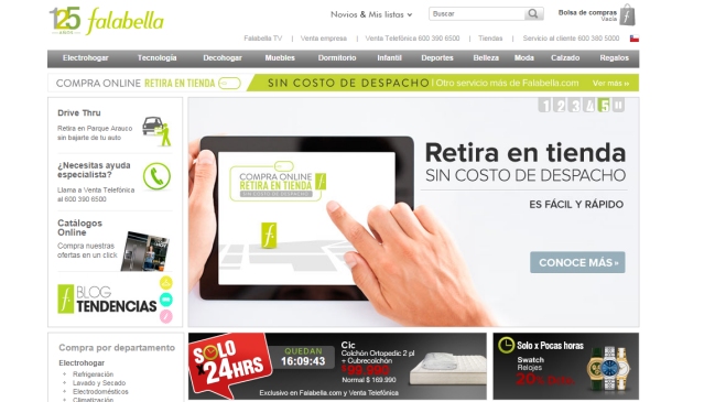 Sernac ofició a Falabella Internet por no respetar precio de tablet