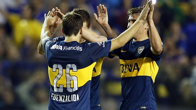 José Pedro Fuenzalida sumó minutos en victoria de Boca Juniors sobre Quilmes