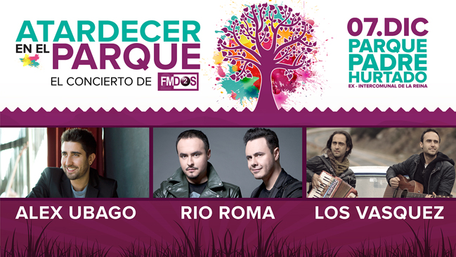 Álex Ubago, Los Vásquez y Río Roma encabezan 