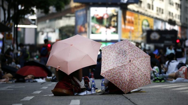 Seis cosas que solo pasan en una protesta en Hong Kong