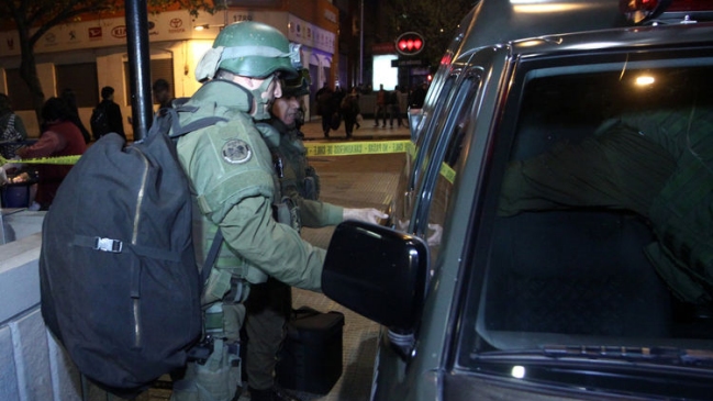 Objeto sospechoso movilizó al GOPE en Santiago