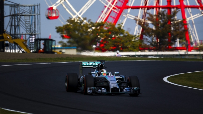 Lewis Hamilton dominó las prácticas en Suzuka