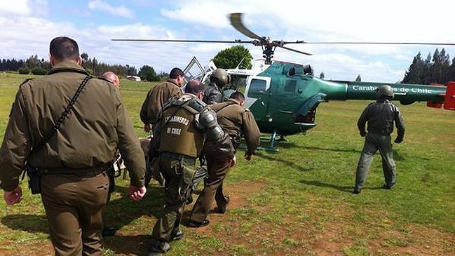 Provincia de Arauco: Al menos nueve carabineros heridos en enfrentamientos