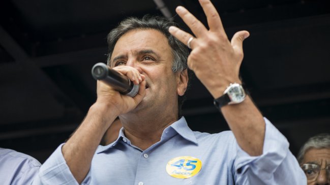 Neves recibió primer apoyo formal de partido de coalición de Marina Silva