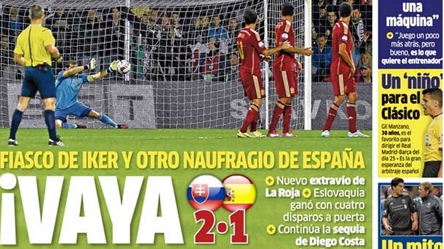 Prensa española no tuvo piedad de Iker Casillas