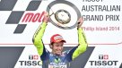 Valentino Rossi aprovechó caída de Márquez y ganó el GP de Australia del Moto GP