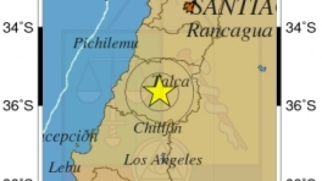 Sismo de 5,2 Richter afectó a regiones de O'Higgins y el Maule