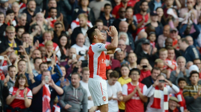 Alexis es ubicado entre los cinco mejores delanteros de la Premier