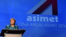 Bachelet: La política de exportación de materias primas muestra signos de fatiga