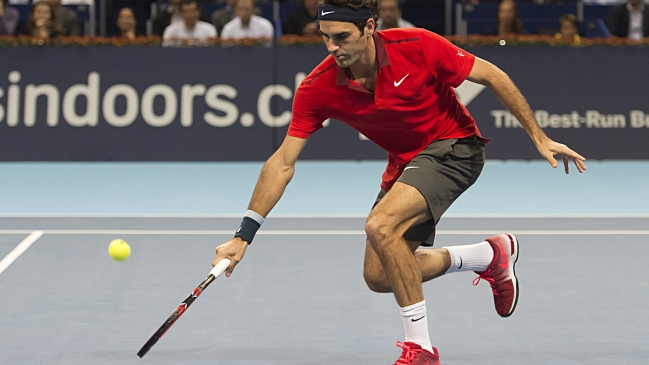 Roger Federer tuvo un debut arrollador ante Gilles Muller en Basilea