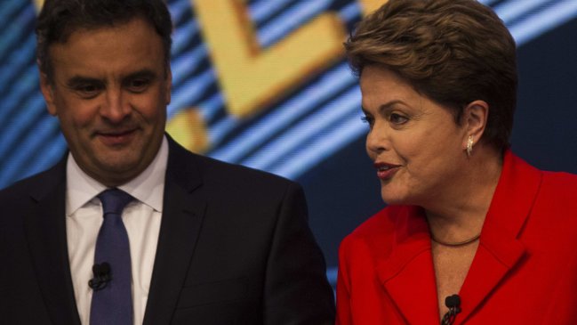 Rousseff y Neves realizaron acusaciones cruzadas en último debate presidencial