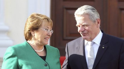   Michelle Bachelet se reunió con presidente alemán, Joachim Gauck 