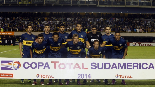 Fuenzalida fue titular en agónico triunfo de Boca sobre Cerro Porteño en la Sudamericana