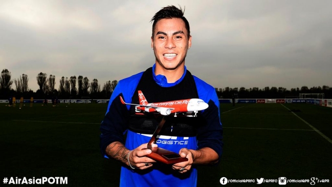 Eduardo Vargas fue elegido el mejor jugador de octubre por los hinchas