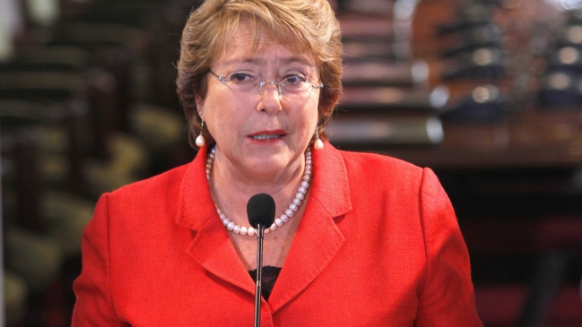 Bachelet llamó a evitar 