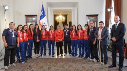  Bachelet recibió en La Moneda a las 