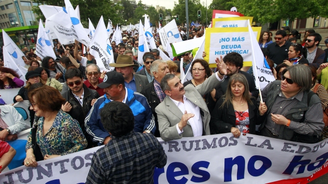 Comenzó el paro nacional de 48 horas convocado por el Colegio de Profesores