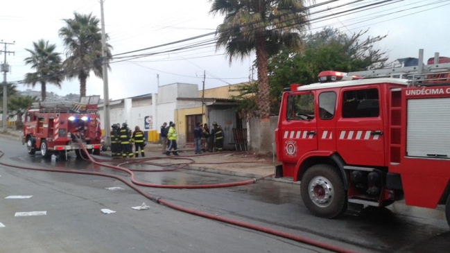 Menor de 14 años falleció en incendio de su casa en Coquimbo