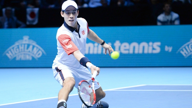 Nishikori batió a Murray en el arranque del Grupo B del Masters de Londres