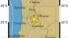 Sismo de magnitud 5,6 Richter afectó a tres regiones del norte