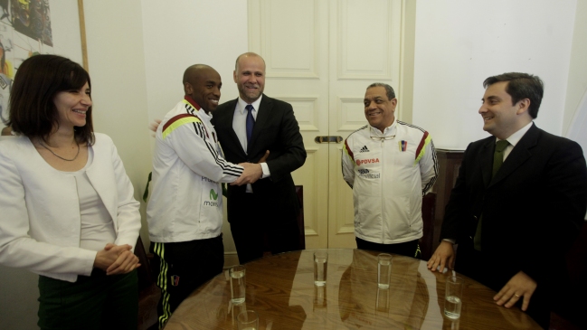 Emilio Rentería visitó La Moneda para recibir apoyo del Gobierno