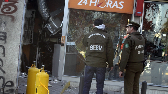 Robo frustrado de cajero desató operativo policial en Valparaíso