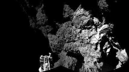   Las imágenes enviadas por el módulo Philae de la superficie del cometa 