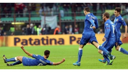   Antonio Candreva abrió el marcador para Italia frente a Croacia 