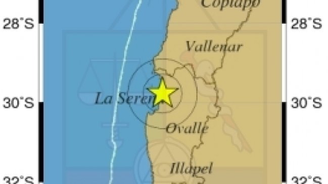 Sismo de magnitud 4,8 Richter afectó a la Región de Coquimbo