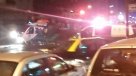 El momento en que el helicóptero de Carabineros se descontroló