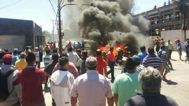 Presentan querella por daños en protesta de pescadores artesanales en Constitución