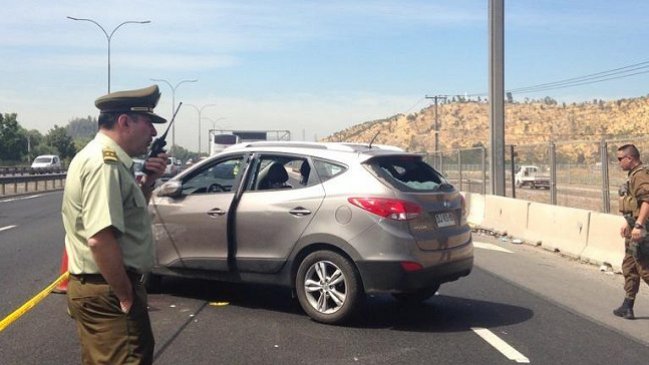 Persecución terminó con carabinero atropellado y delincuente baleado en la cabeza