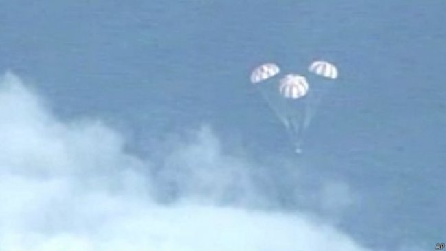 La nave Orion regresa con éxito a la Tierra