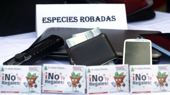 Carabineros lanzó campaña para evitar robos en época navideña