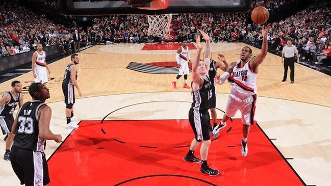 Portland Trail Blazers venció al diezmado San Antonio Spurs en la NBA