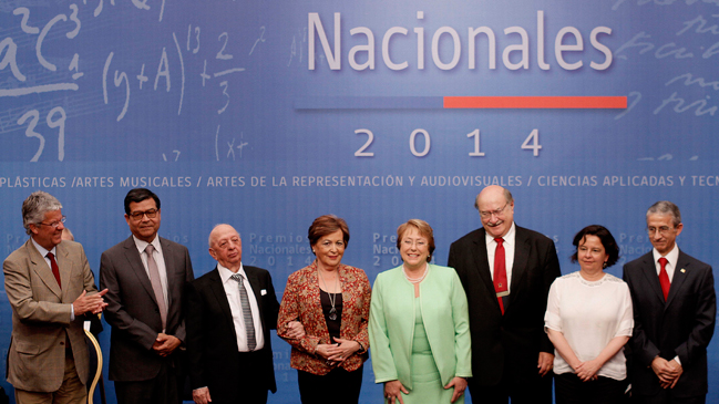 Premios Nacionales 2014 se entregaron oficialmente en La Moneda